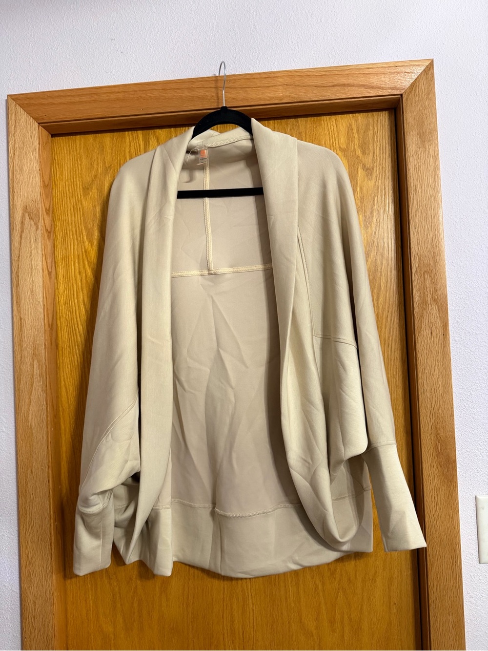 Mono B Cream Open-Front Women's Cardigan Sweater